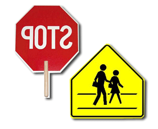 school crossing illustration 